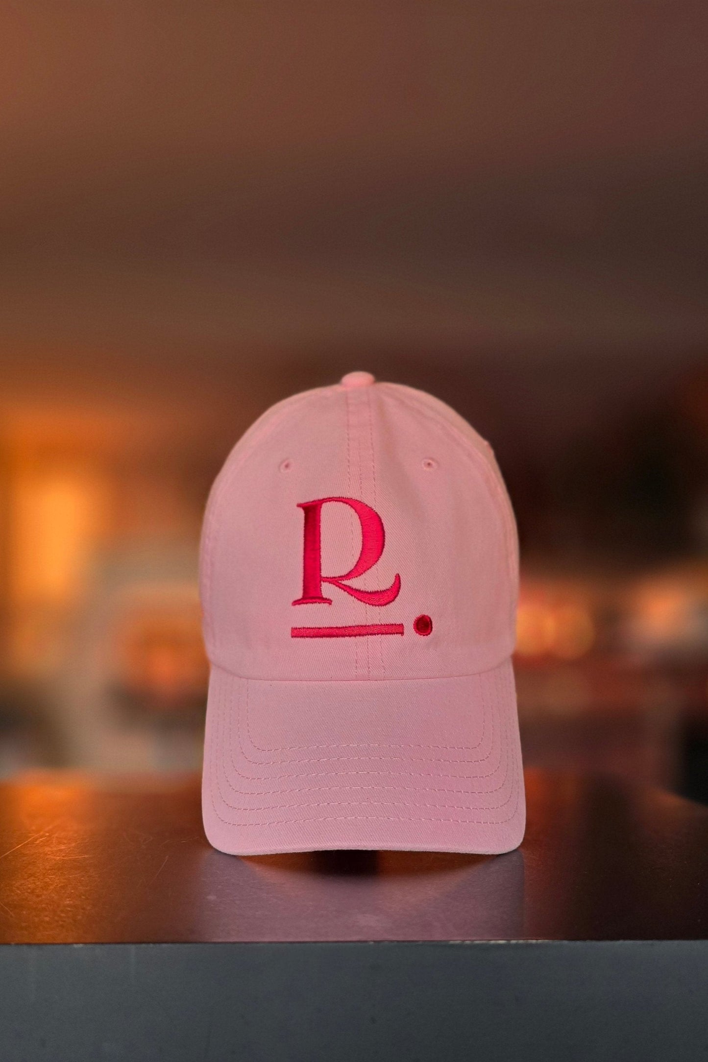 "R" Pink Twill Hat